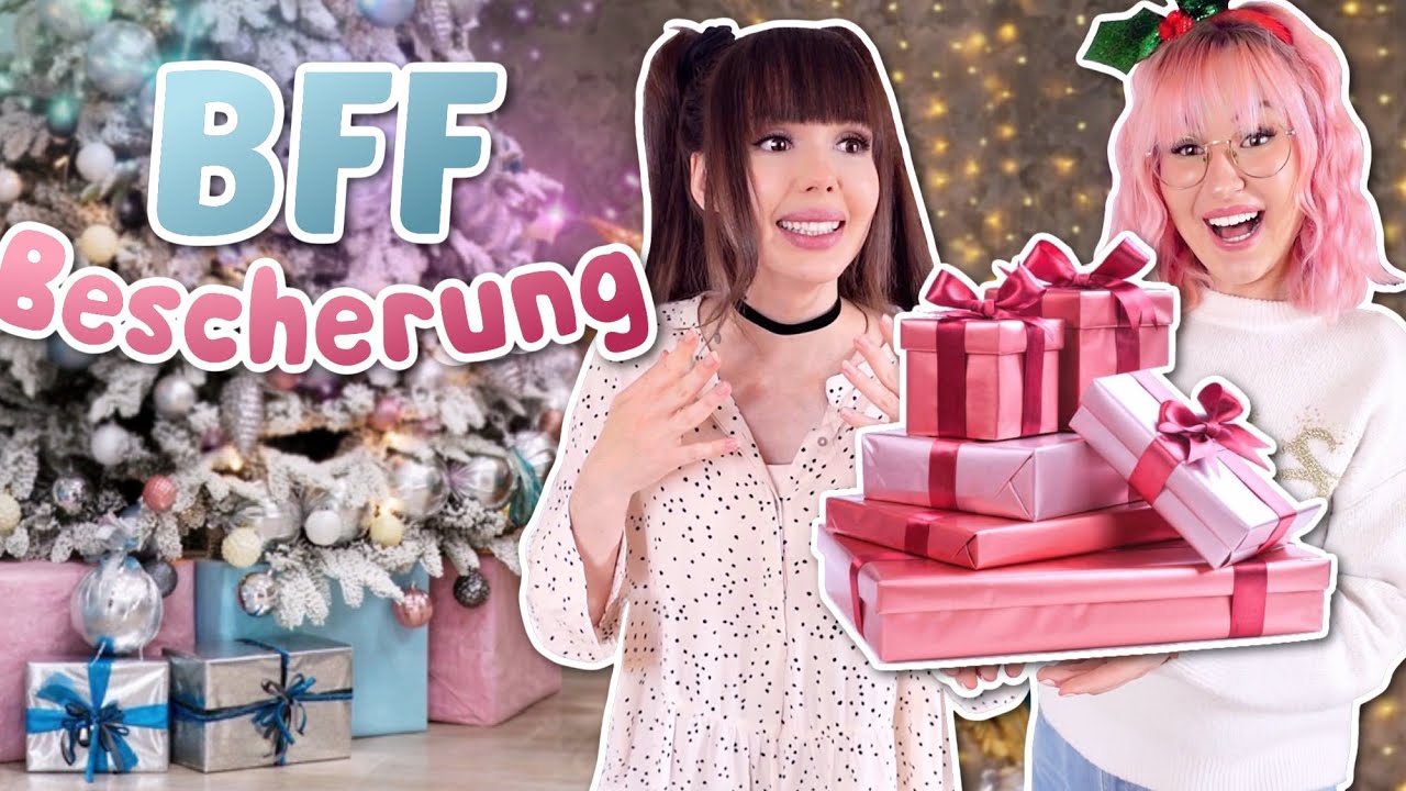 Live Reaktion auf unsere Geschenke 🎁 BFF Bescherung | ViktoriaSarina