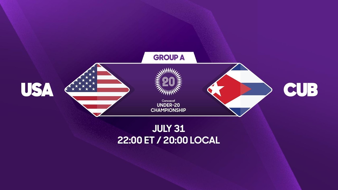 United States vs Cuba | 2026 Concacaf Under-20 Championship