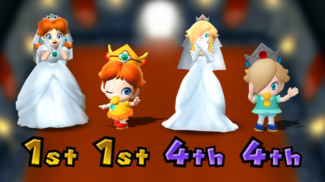 【マリオパーティ9】 面白いミニゲーム デイジー姫と娘 VS ロゼッタと娘