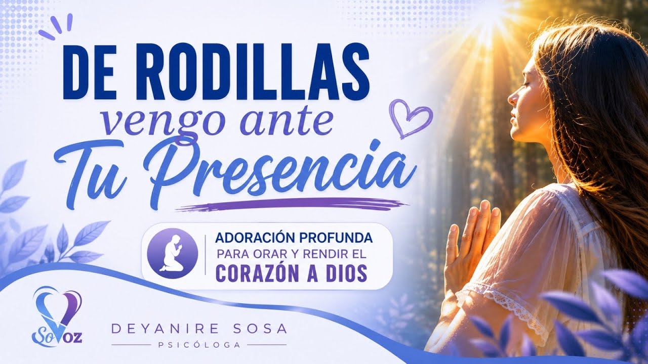 De Rodillas Vengo Ante Tu Presencia | Adoración Profunda para Orar y Rendir el Corazón a Dios