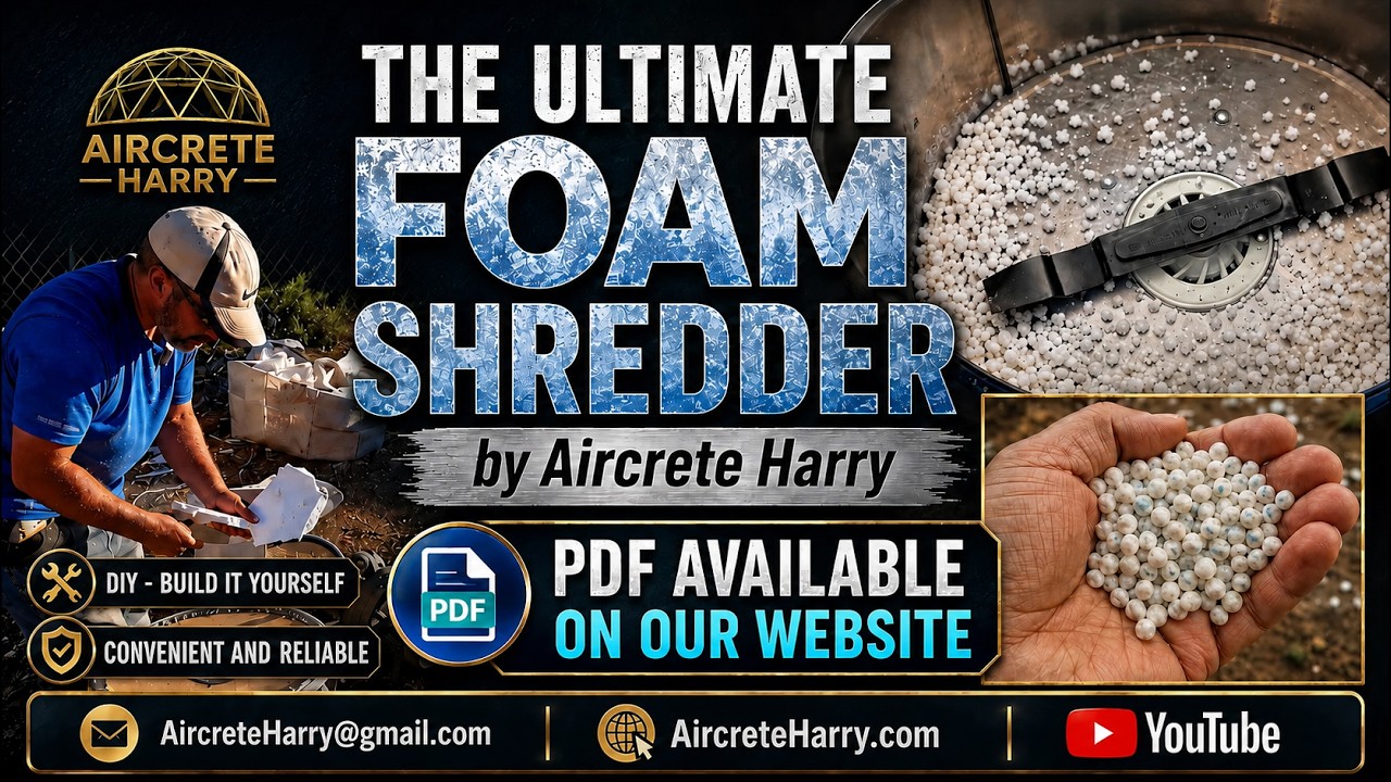 The Ultimate Foam Shredder | Aircrete Harry #aircreteharry #foamshredder #diy #epic #styroaircrete