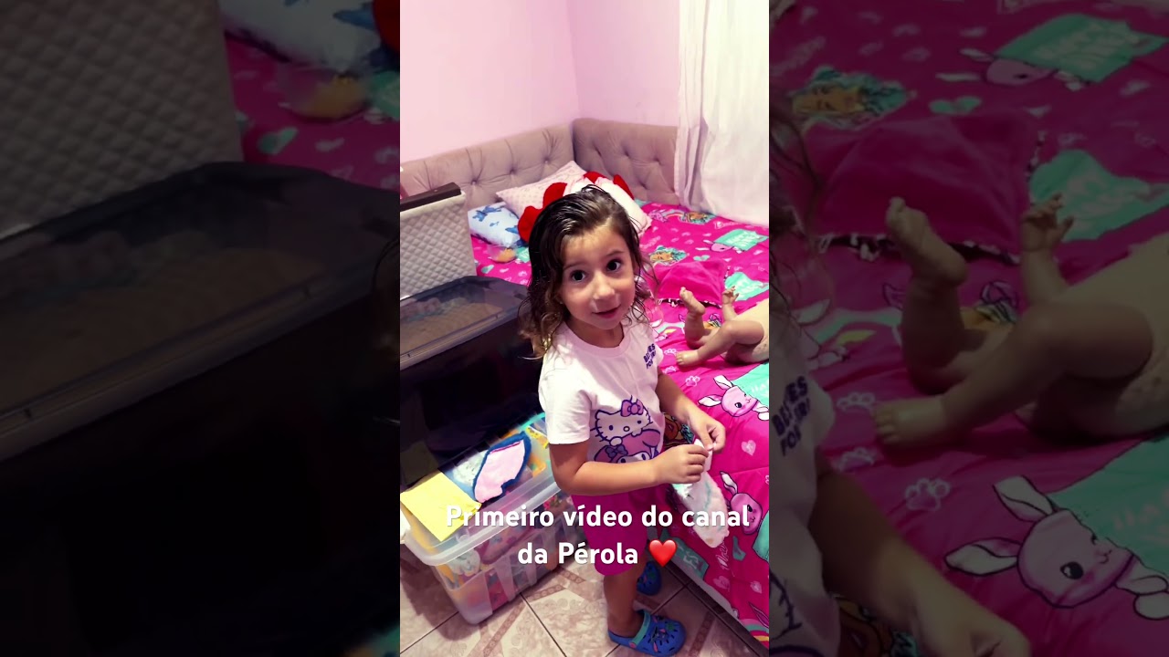 Meu primeiro vídeo! Oi gente eu sou a Pérola 😍