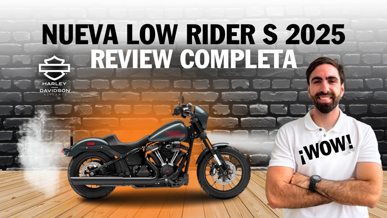 🔥Nueva LOW RIDER S 2025 en HARLEY DAVIDSON ALICANTE 🏍️