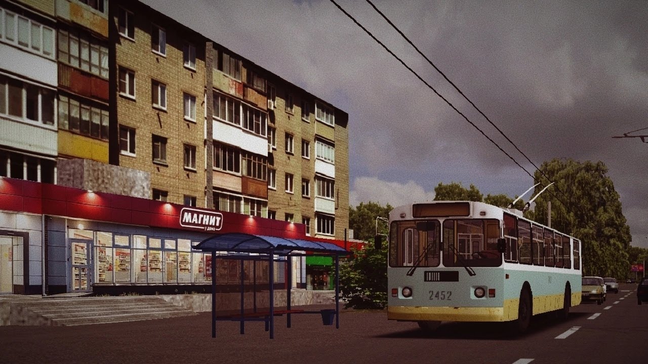 🔥[OMSI 2 NEW-Project] Обкатка по карте ТОЛЬЯТТИ на маршруте №2! Троллейбус ЗиУ-682Г [Г00] + RABA!