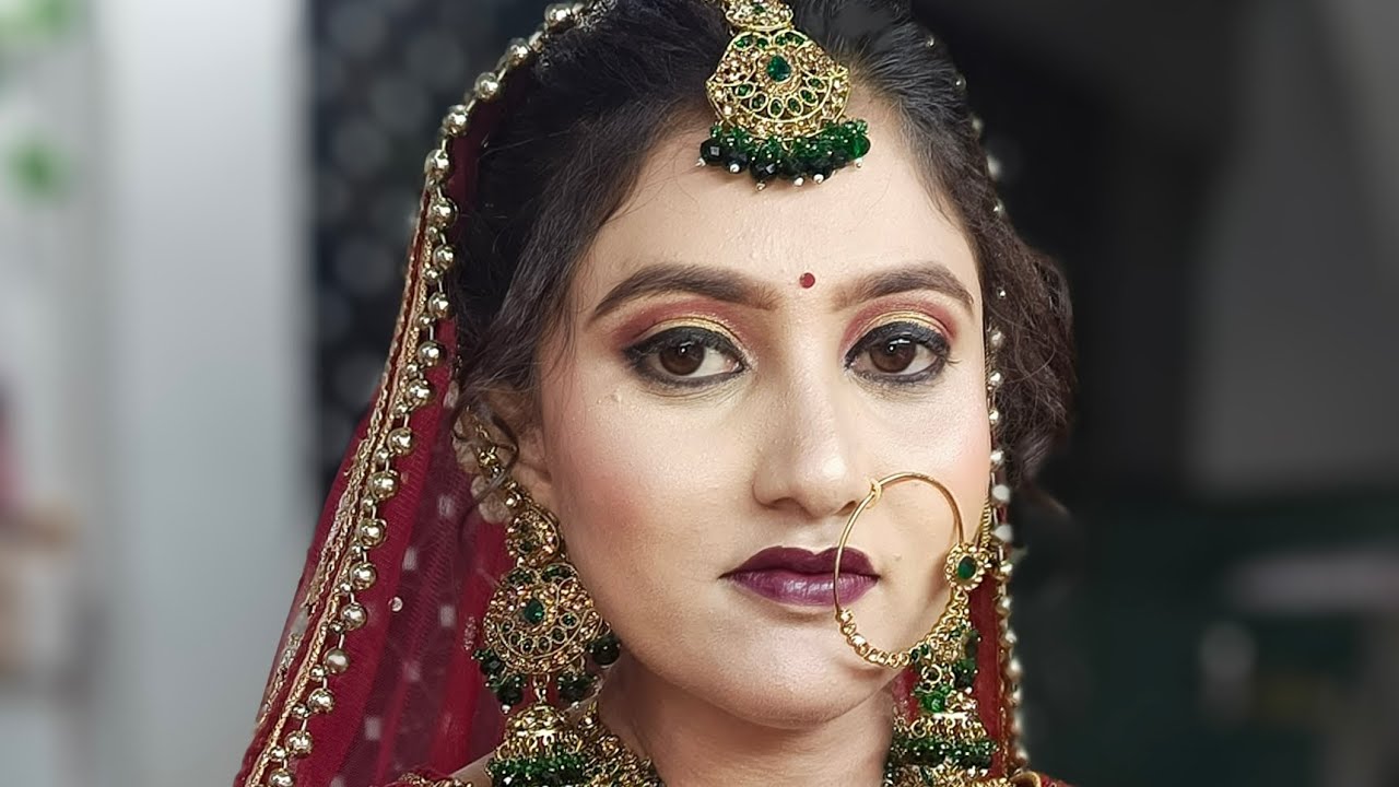नो फिल्टर मेकअप।मेकअप करने का सही तरीका (स्टेप बाय स्टेप ) #makeup #bradil #wedding#youtube