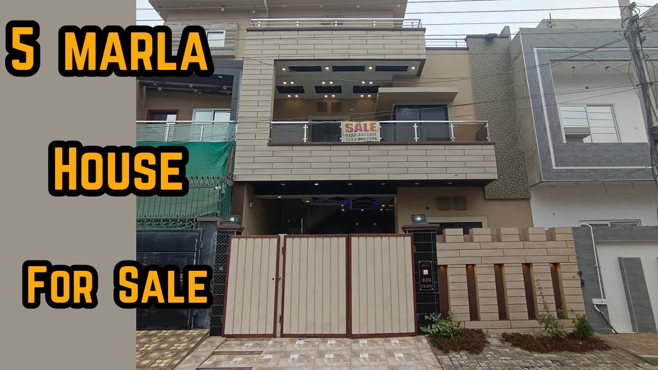 5 Marla House for sale in Al Rehman Garden phase 2 Lahore