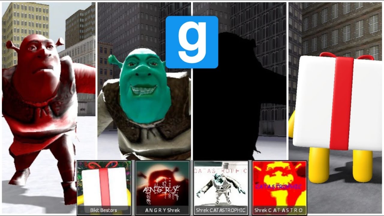 THE MOST FASTEST SHREK & PRESENT BOX BEKIT BESTORS IS REALLY INSANE | Garry's mod