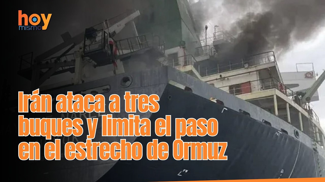 Irán ataca a tres buques y limita el paso en el estrecho de Ormuz