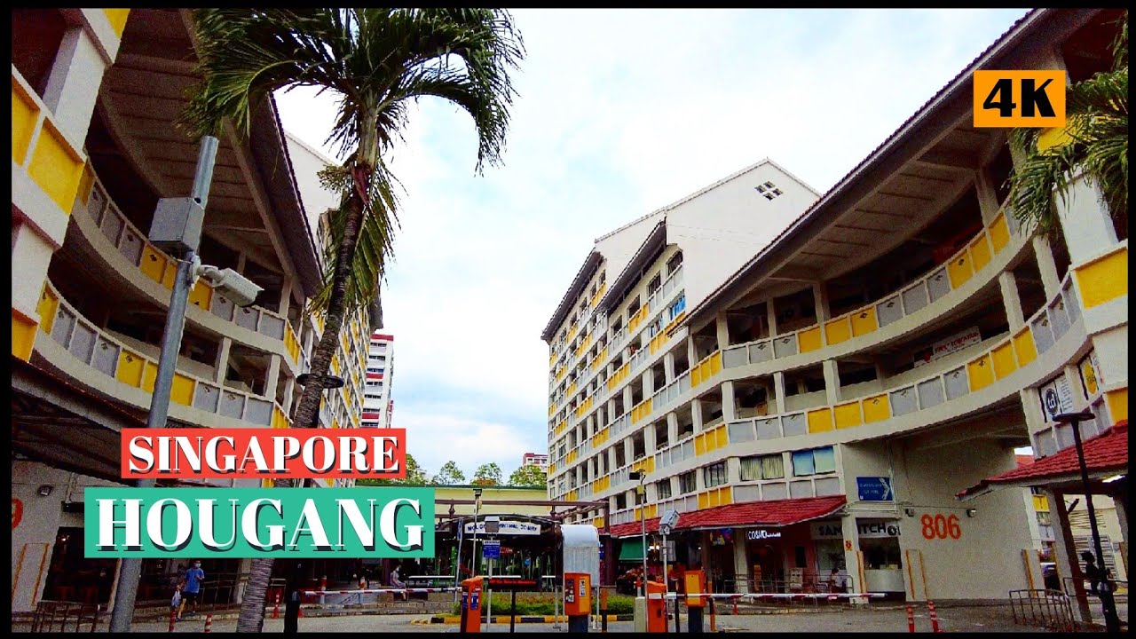 [ 4K ] Singapore Neighbourhood Walk | Hougang Town Centre | Hougang Mall | 新加坡 | 后港 | June 2022