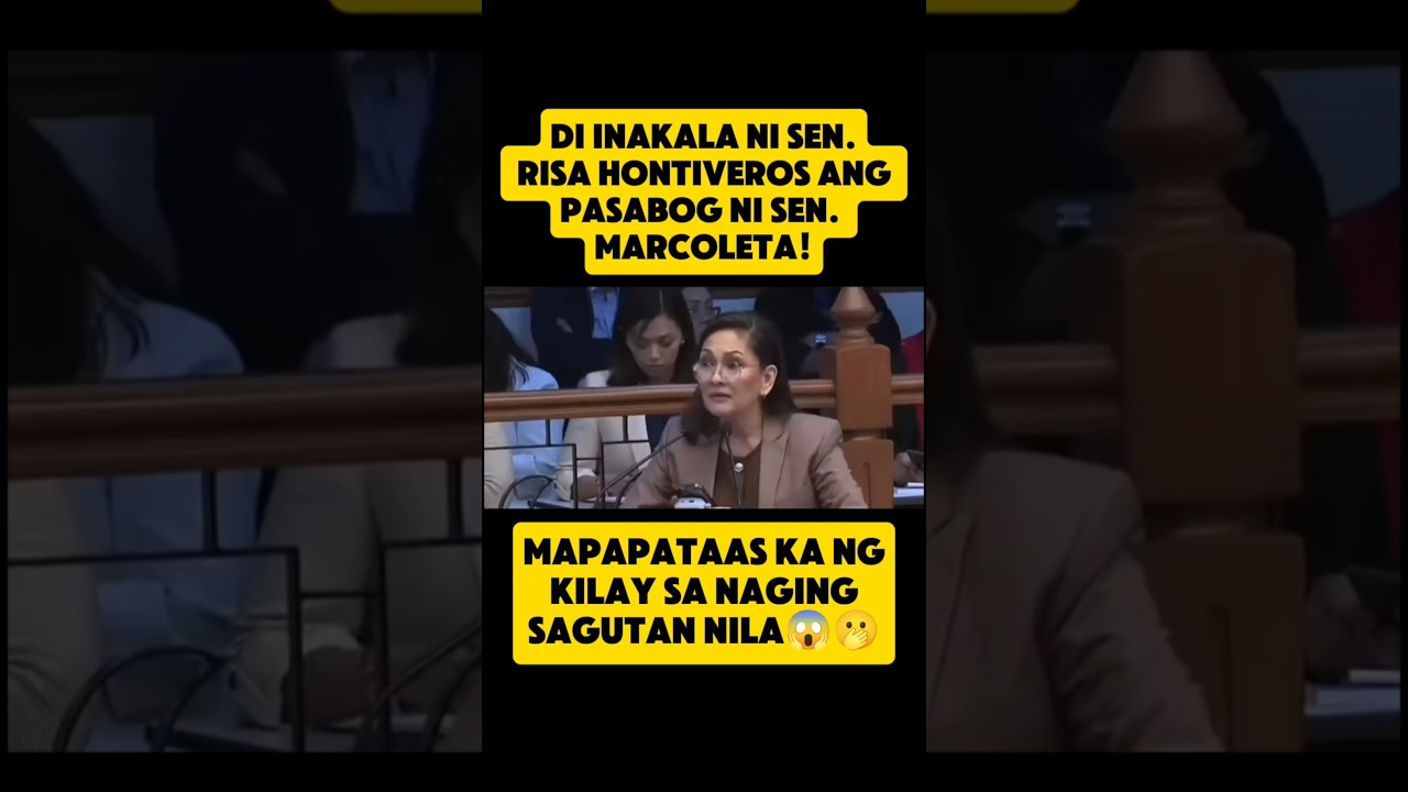 “Risa Hontiveros, NAPA-‘nga nga’ si Rodante  Marcoleta 😱🔥 LIVE SA HEARING!”