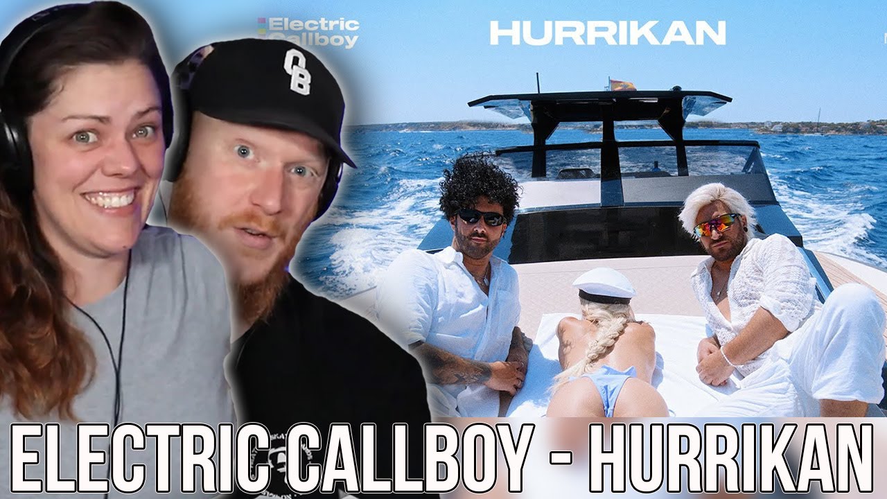COUPLE React to Electric Callboy - HURRIKAN | OB DAVE