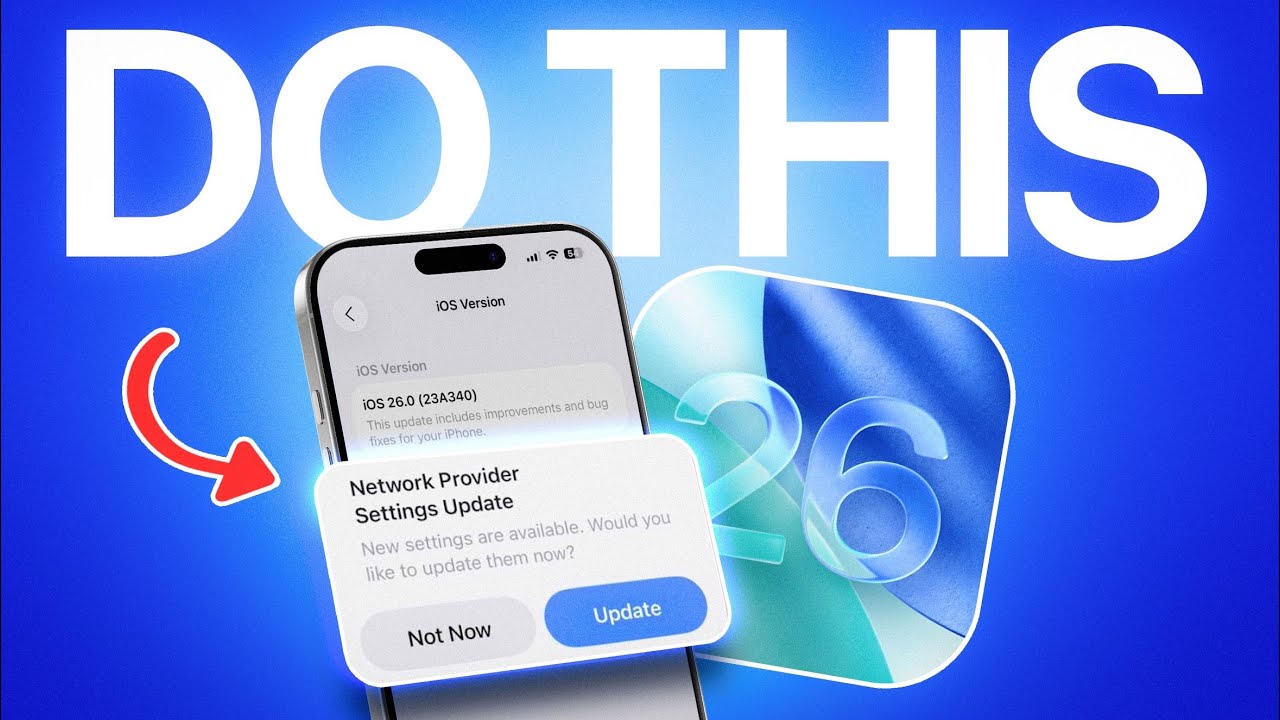 iOS 26 - Do This IMMEDIATELY After You Update!