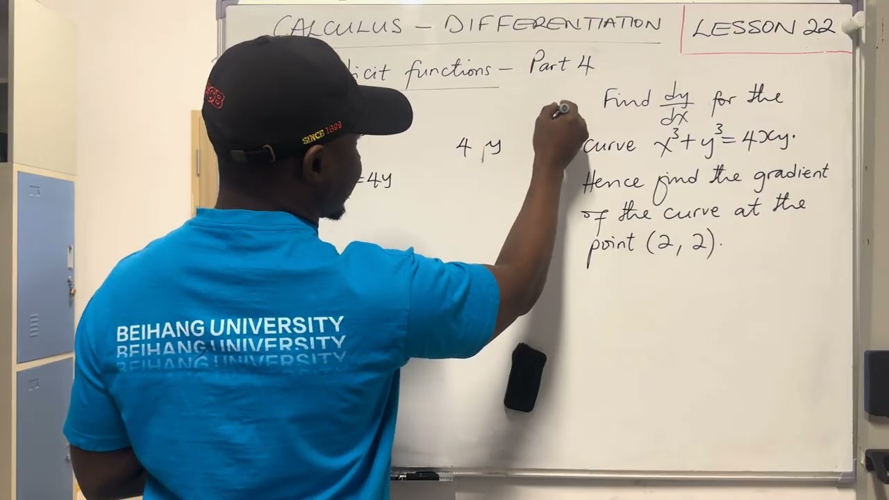 Differentiation : Lesson 22 