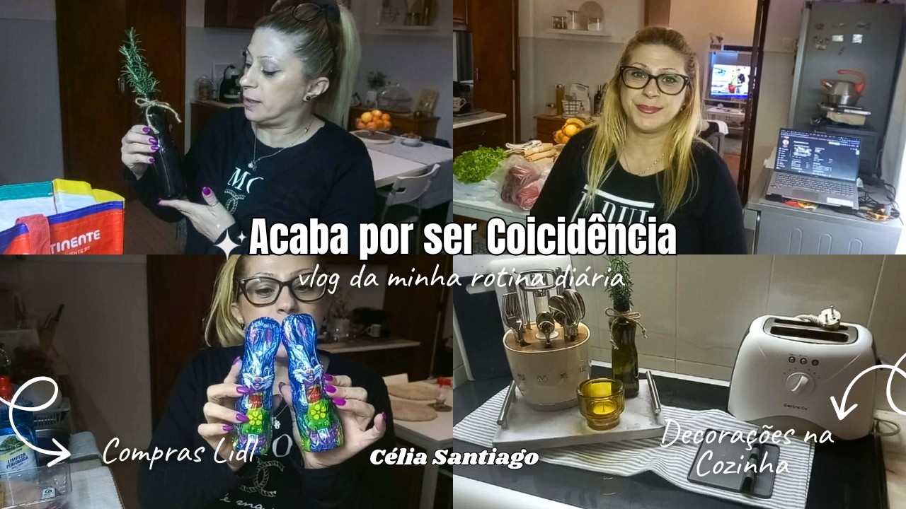 Rotina Diária | Acaba por ser coicidência | Compras Supermercado Lidl | Marmitas | Decoração Cozinha