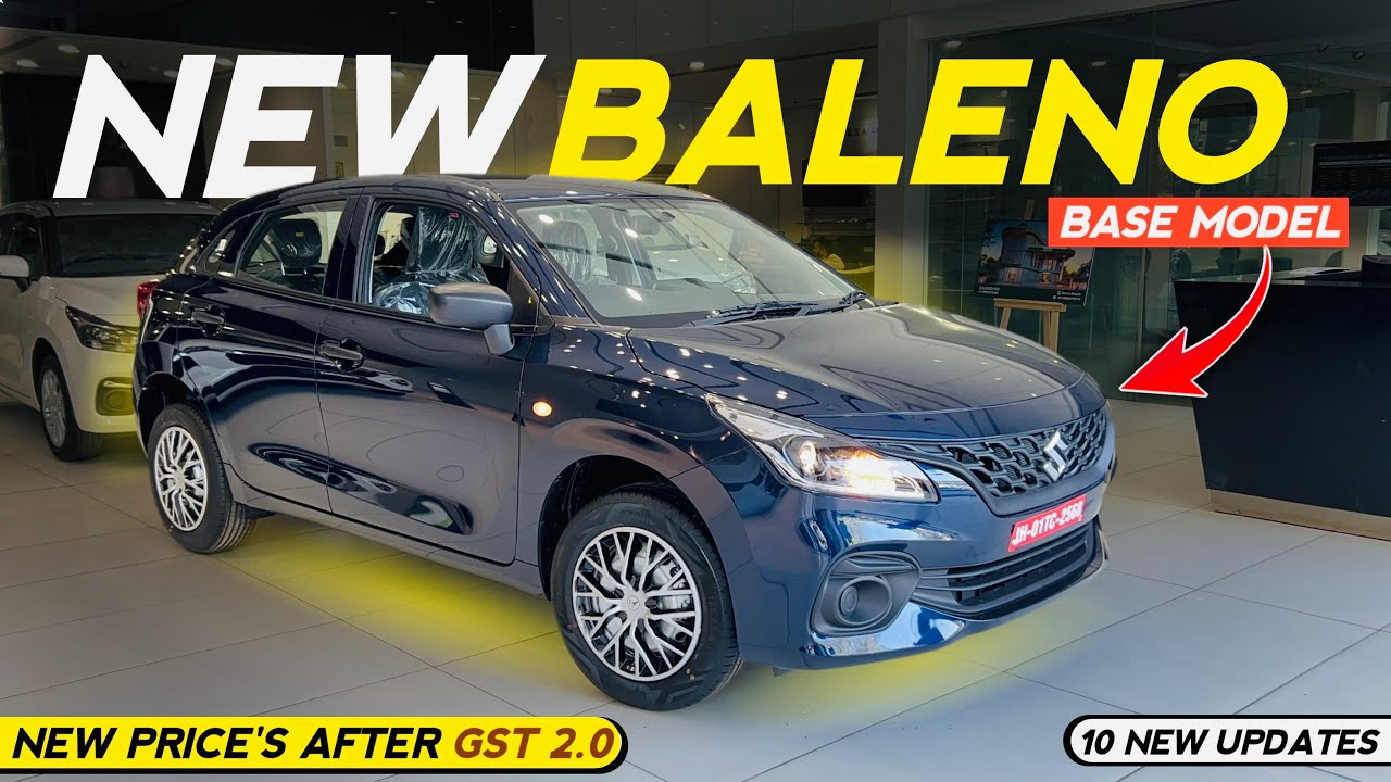 Maruti Suzuki Baleno 2026 Sigma New Updated Base Model GST Price Features Mileage All Details 