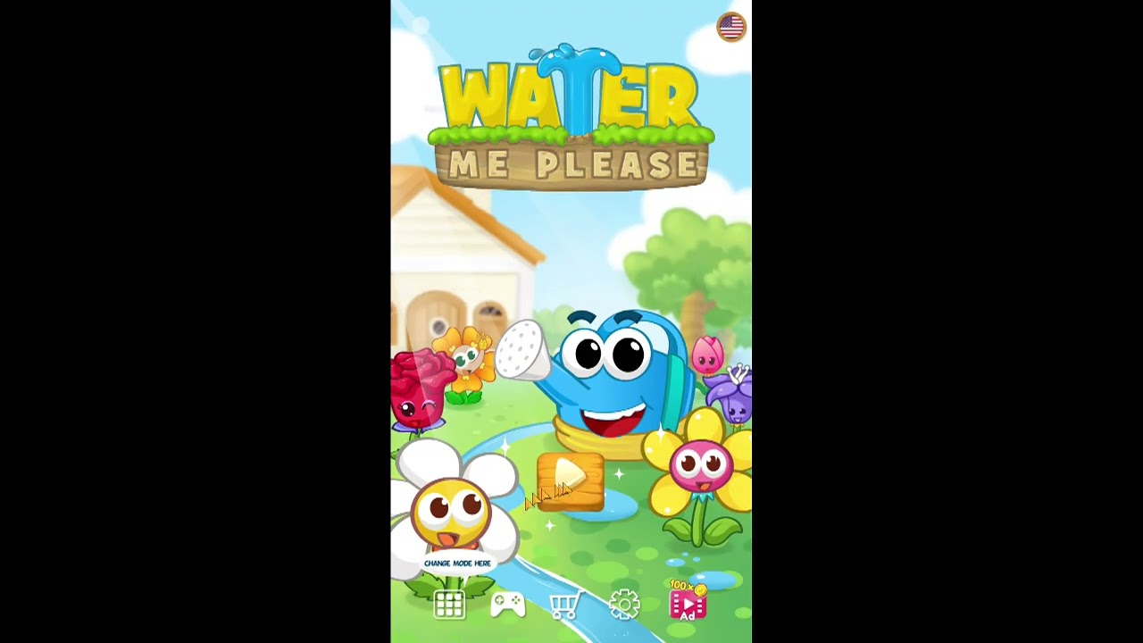 Water Me Please! Brain Teaser (PC) Part 1 - Relax - Grassy Land - Tutorial - Levels 0-1 to 0-20