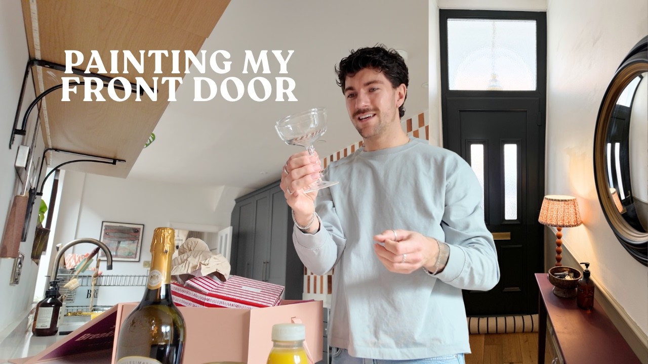 I HAVE WANTED TO DO THIS FOR YEARS | Painting my front door, cooking & catch up | VLOG