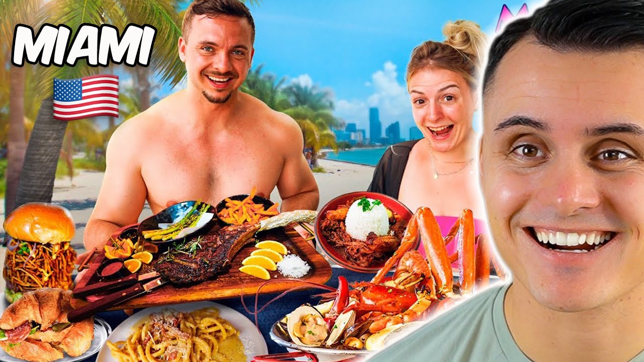Oskar & Mandy essen in den TOP 10 Fastfood Spots in Miami 🇺🇸 I The Franklin Reaktion