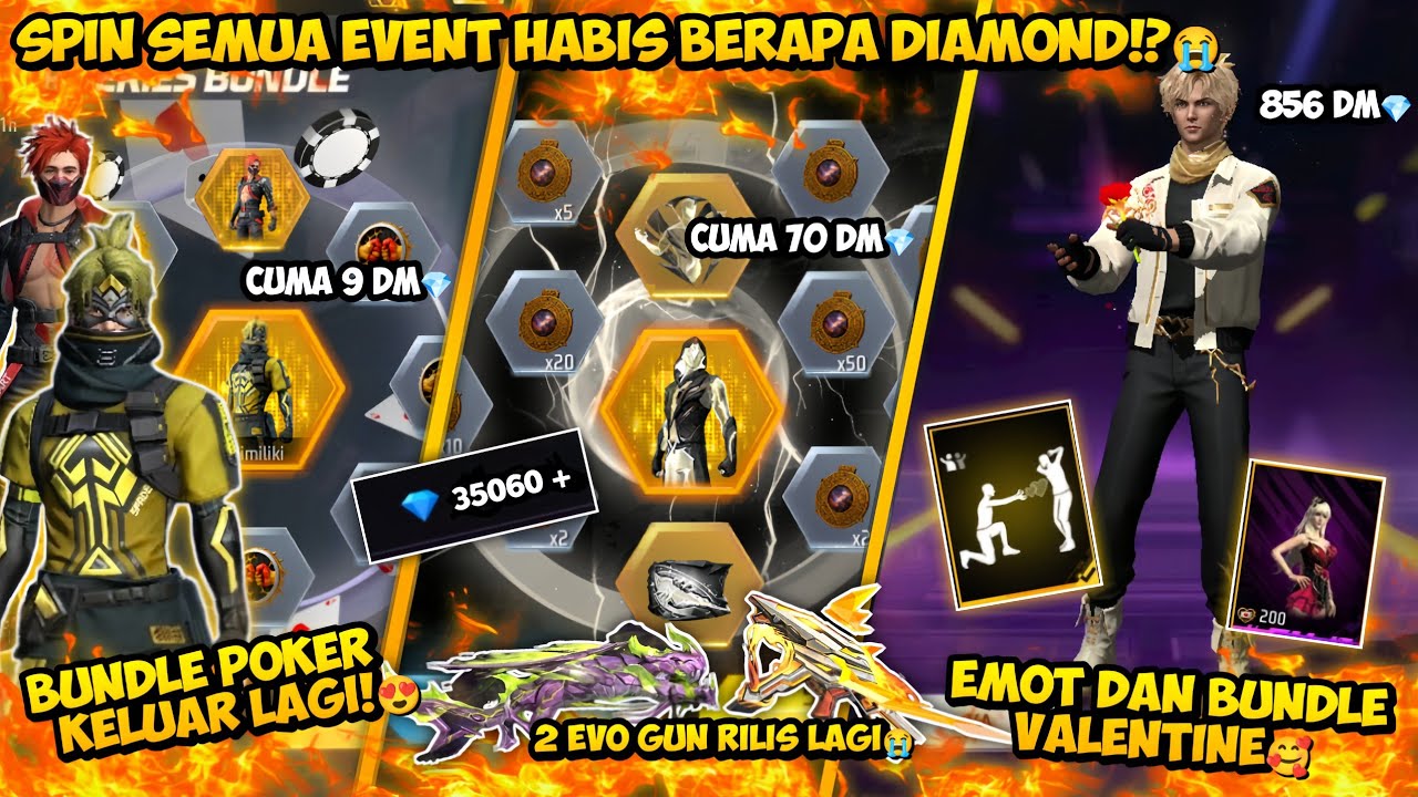 BUNDLE POKER DAN EMOT VALENTINE UDAH RILIS!😭BORONG SEMUA EVENT DI BULAN RAMADHAN