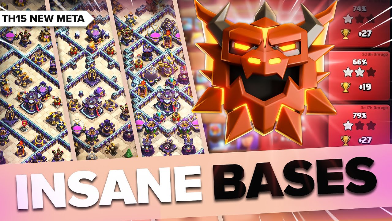 TOP 3 BEST TH15 Anti 2 Star RANKED Bases with Base Links