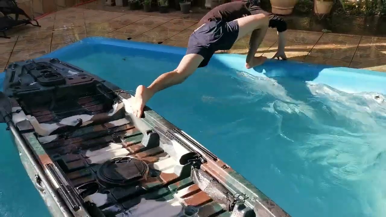 caiman 135 ,testes ousados  de estabilidade