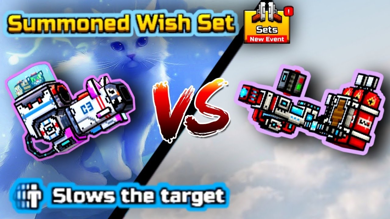 3 Cat Spam Event Set, Bomber Cat VS Proton Freezer - Pixel Gun 3D