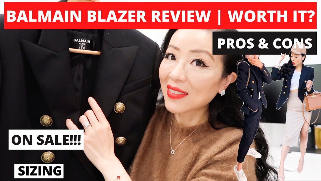 BALMAIN BLAZER WORH IT? | Balmain blazer sale, sizing, pros and cons review