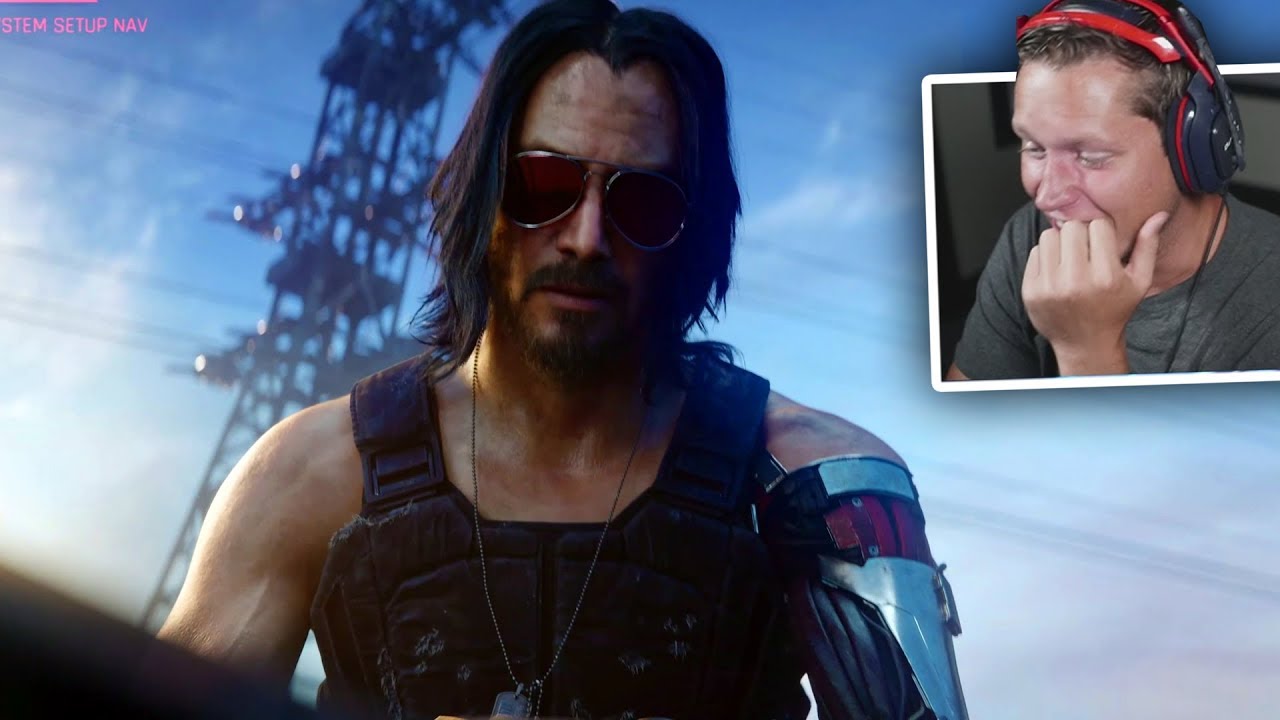 Cyberpunk 2077 Release Date Trailer Reaction (KEANU REEVES!!)