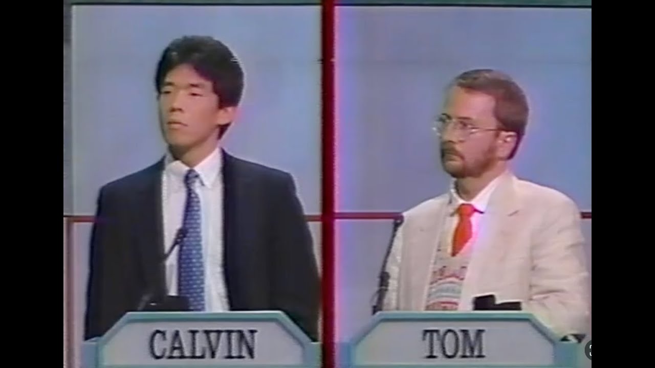my dad competing in The Challengers (1991 game show)