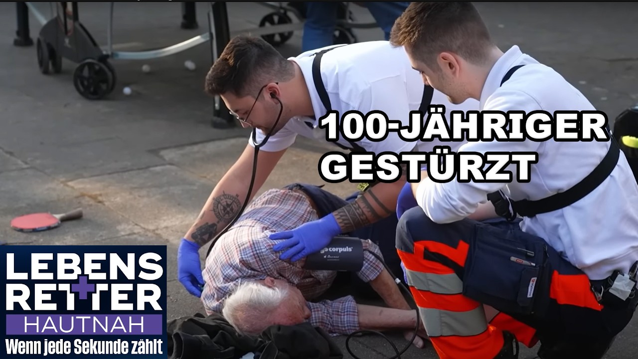 Tischtennis-Duell mit dem Sohn - 100-Jähriger Mann bricht sich Oberschenkel | Lebensretter hautnah
