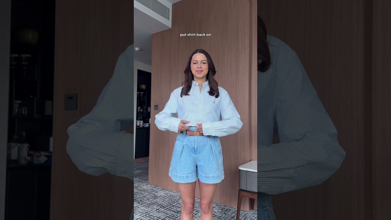 Don&rsquo;t do this! ✔️ Try this shirt trick for a chic, polished look 🤍 Yes or no? ✨ #polishedlook