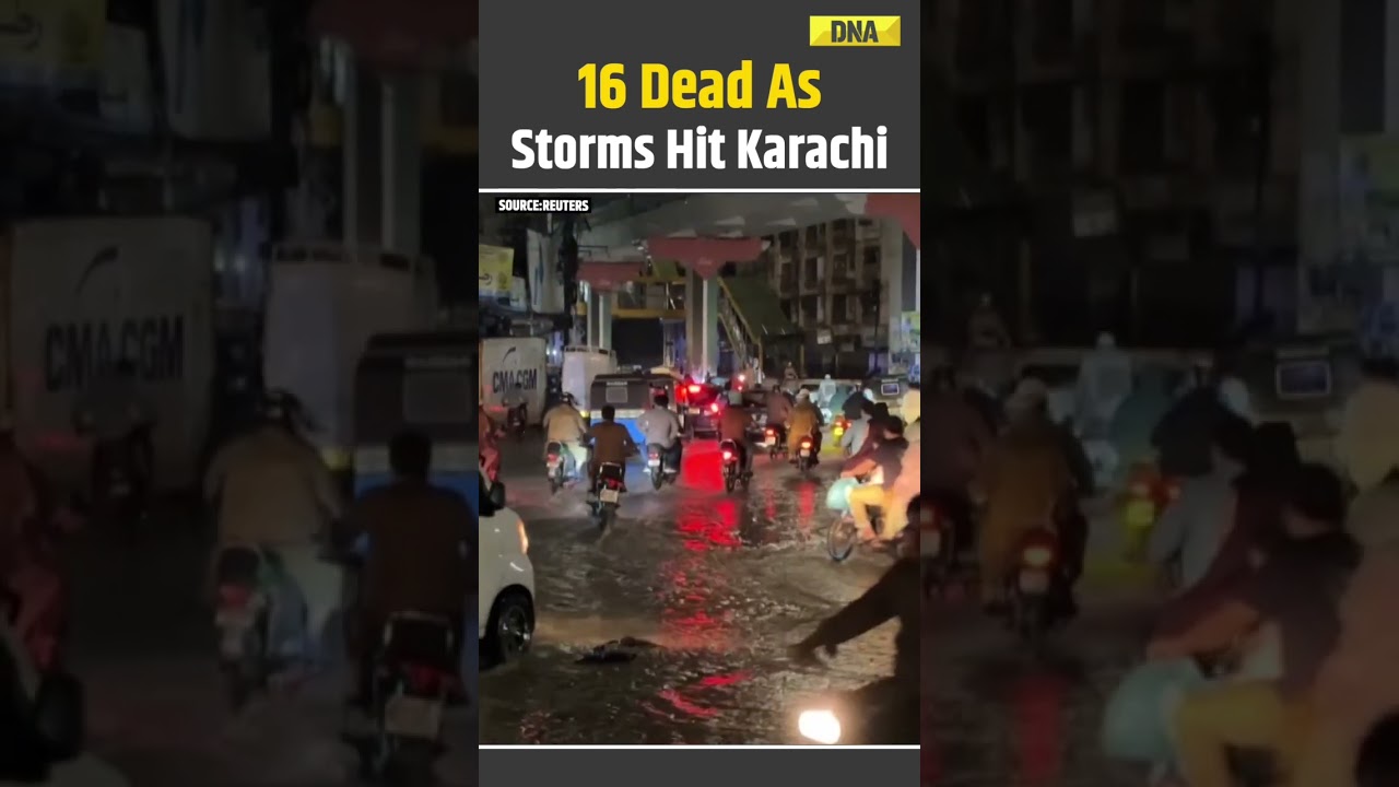 Pakistan News: Karachi Flood Crisis 16 Dead After Heavy Rain And Thunderstorm | Karachi Flood Crisis