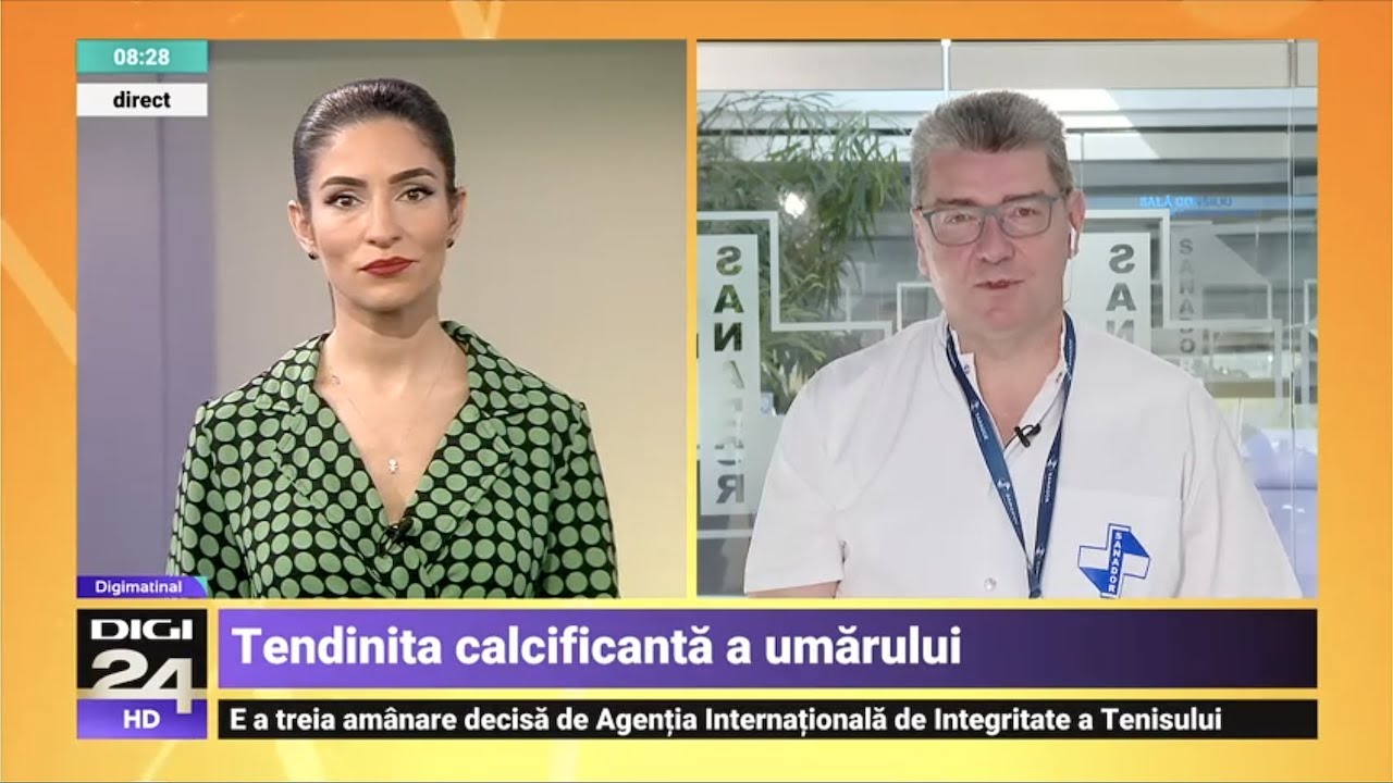 Tendinita calcificantă a umărului – Dr. Liviu Ojoga | Spitalul Clinic SANADOR