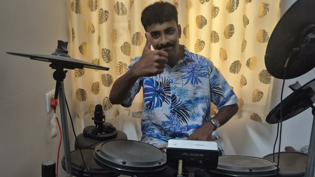 Rasputin song by Boney M on drums | Electric Drummer Dhruv |
