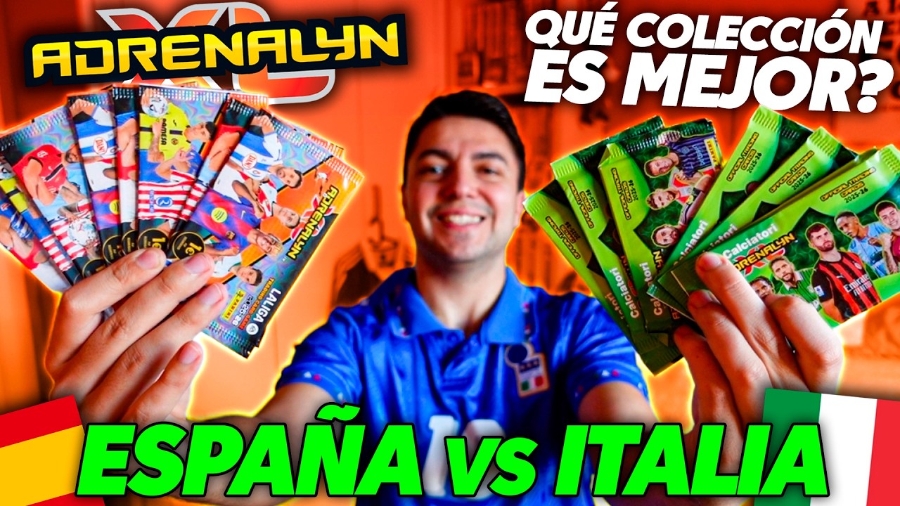ADRENALYN XL LIGA ESPAÑOLA ​🇪🇸​ vs ITALIANA 🇮🇹​​ ​¿QUÉ COLECCIÓN ES MEJOR?