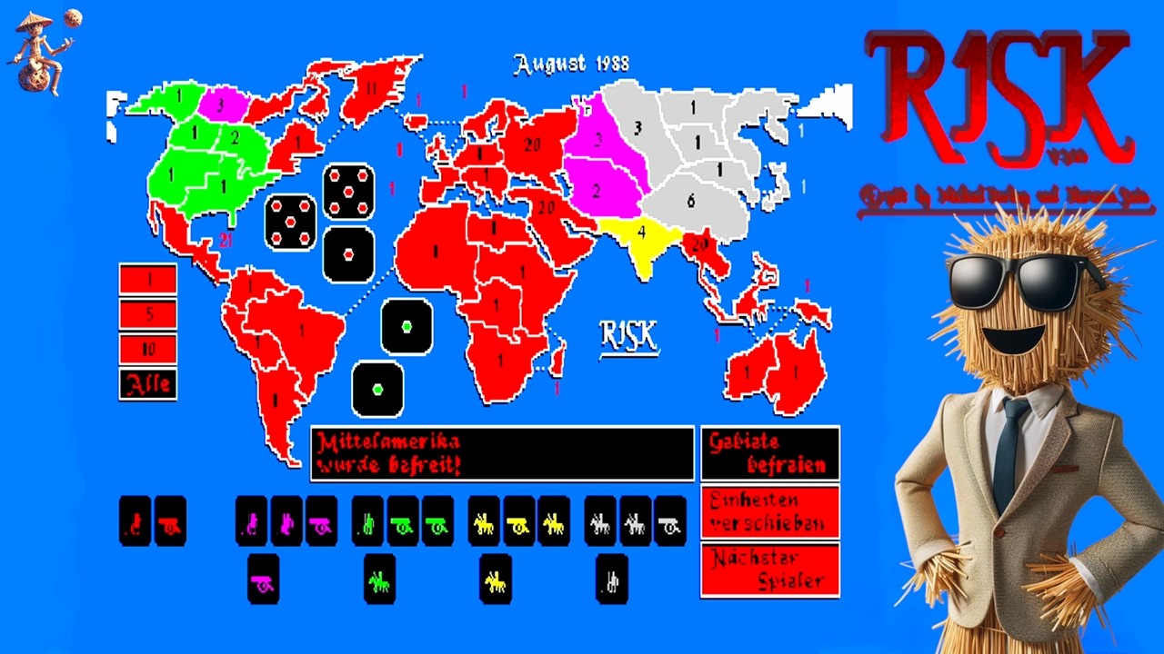 2.. 1.. Risiko - Risk 3.0 von Bernstein Zirkel [Amiga]