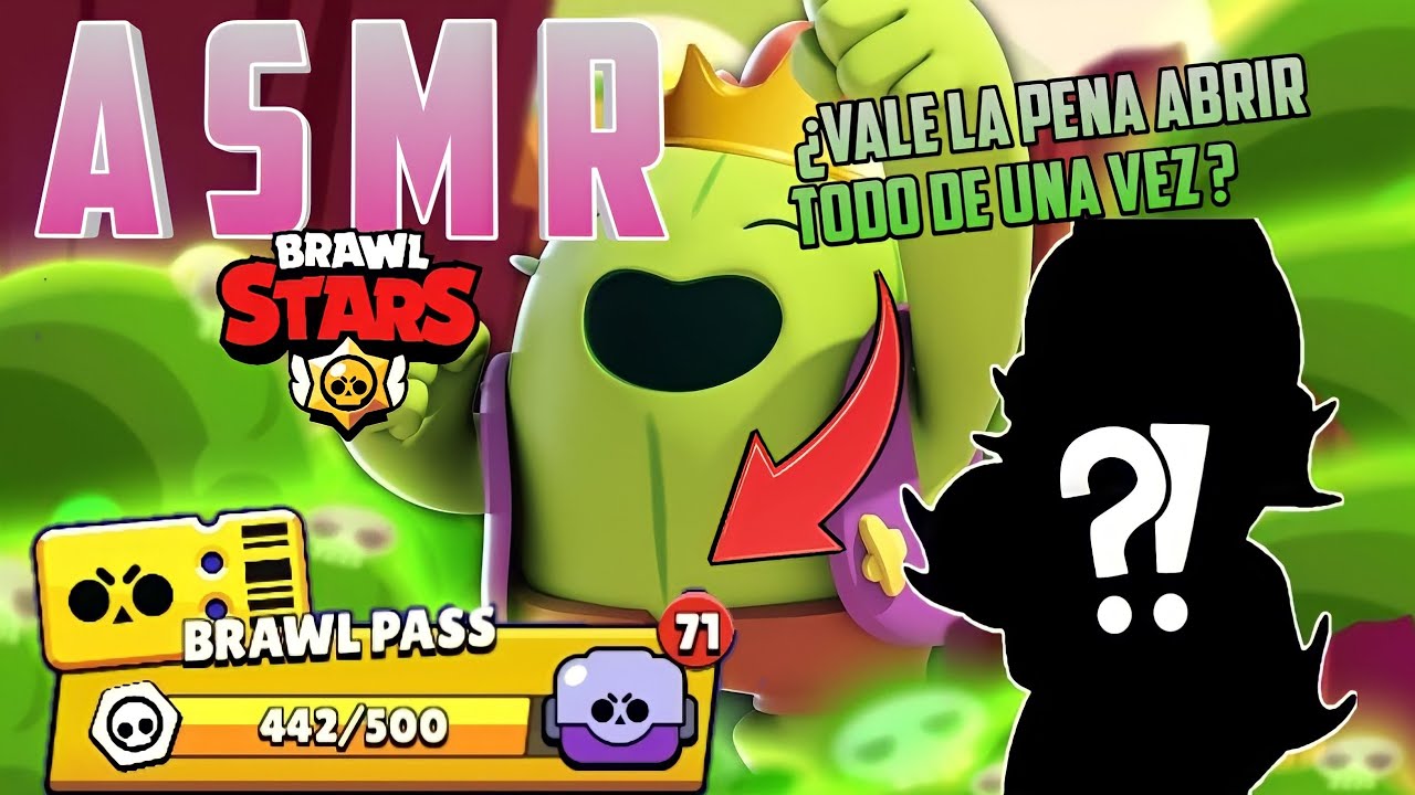 ASMR ESPAÑOL I ABRIMOS TODO EL BRAWL PASS !! MOUTH SOUNDS + PALABRAS POSITIVAS 😴💤