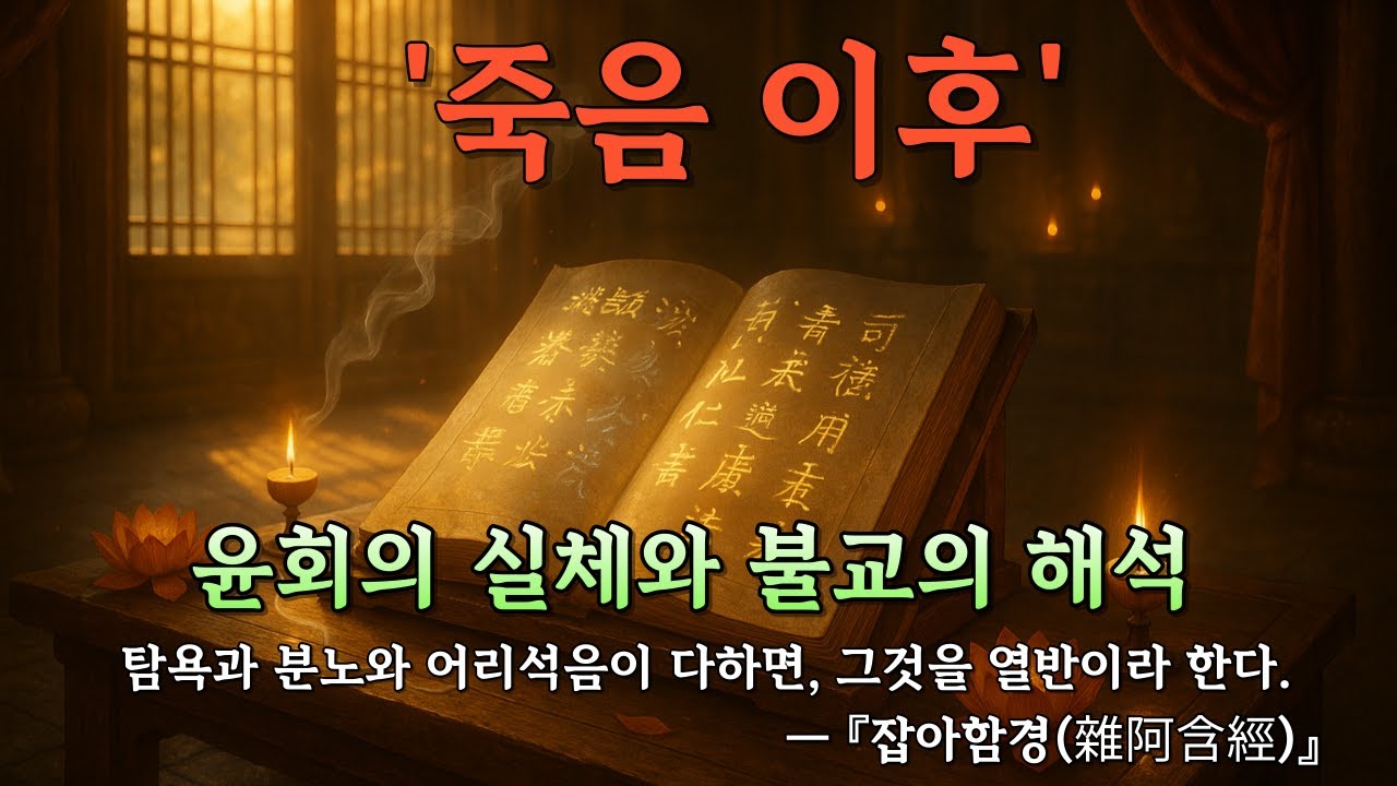 죽음, 윤회, 열반의 불교적 이해 | 부처님 말씀