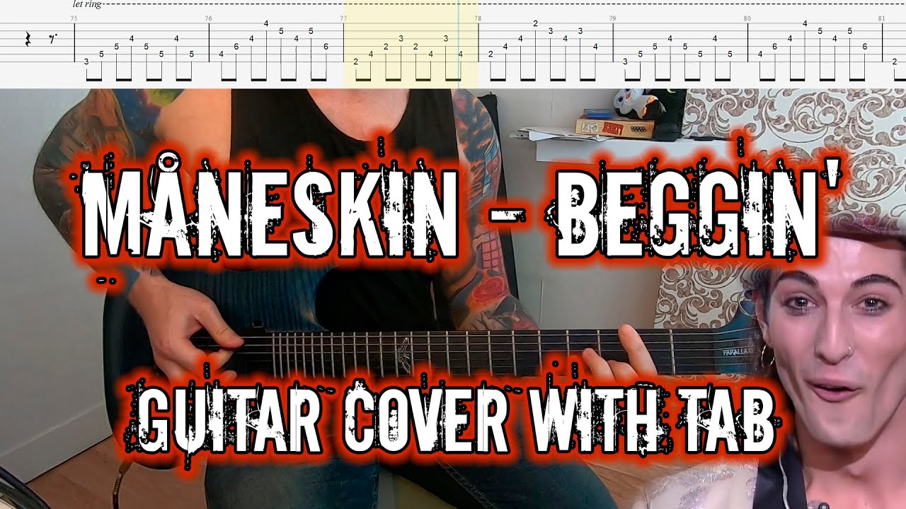 Maneskin – Beggin' (full guitar cover with tab)