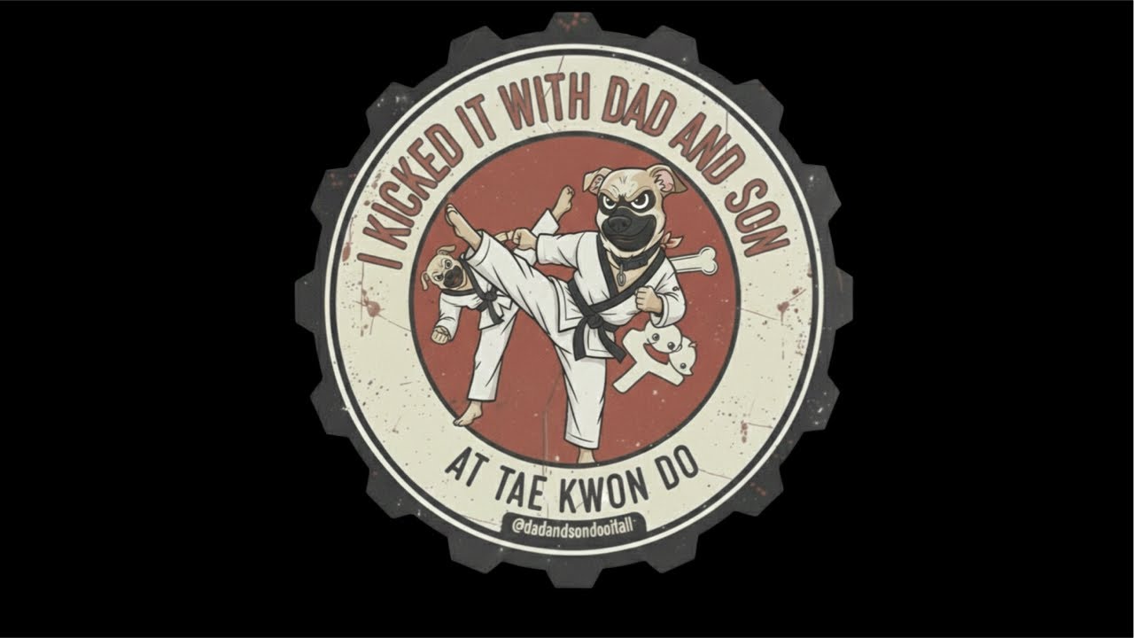 Weeknight Tae Kwon Do! Dad and Son Do It All is live!