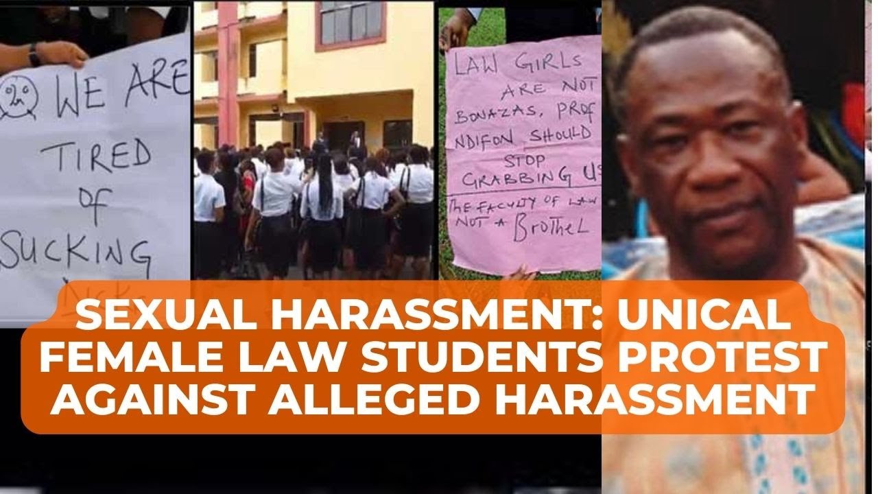 Sexual Harassment: UNICAL Female Law Students Protest Against Alleged Harassment | Funhouse Time