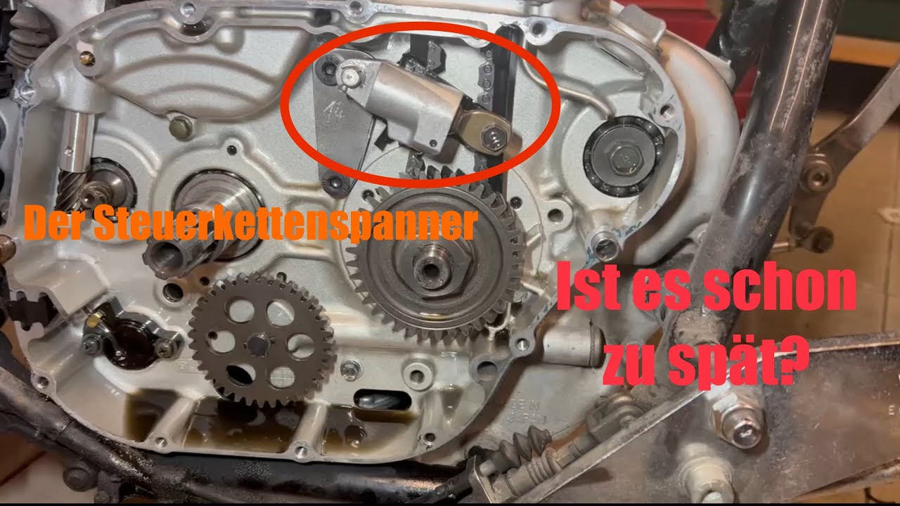Steuerketten-Spanner, Kontrolle und Problemlöser verbauen | Suzuki Savage LS 650