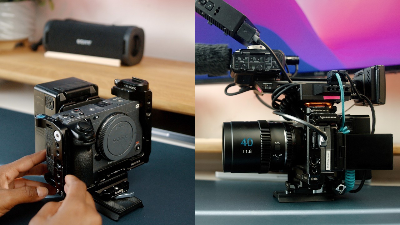 How I rig up my Sony Fx3 for Professional Filmmaking