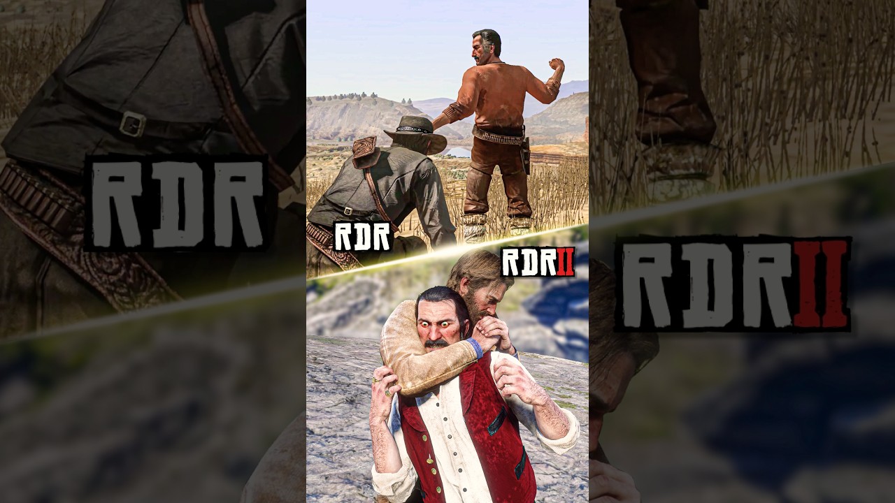 RDR1 vs RDR2 &ndash; Silent Takedown Comparison 🔪