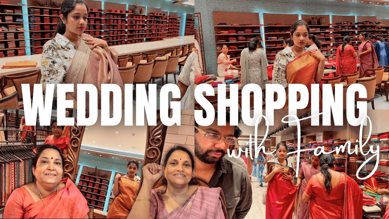 Saree Shopping for കല്യാണം | Jayalakshmi silks | Wedding Day