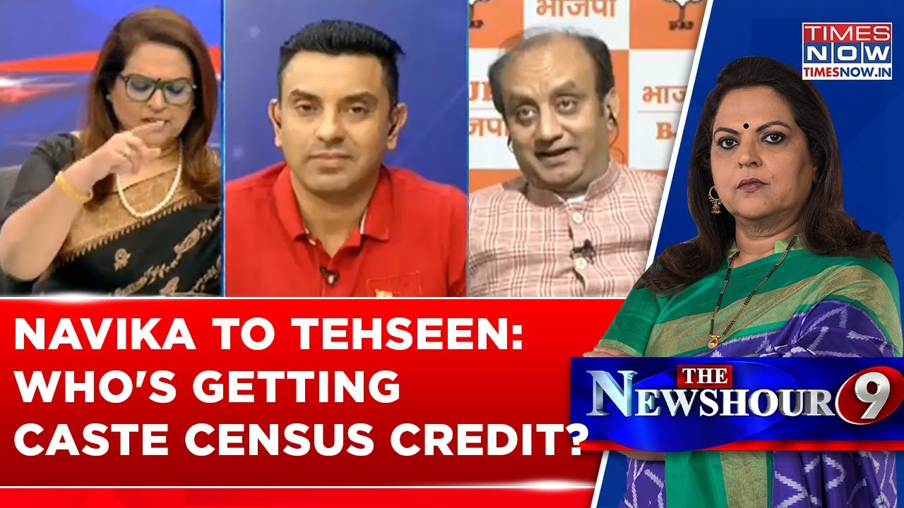 Caste Census Debate: Navika Asks Tehseen Poonawalla Who Gets Credit, Watch Sudhanshu Trivedi's Take