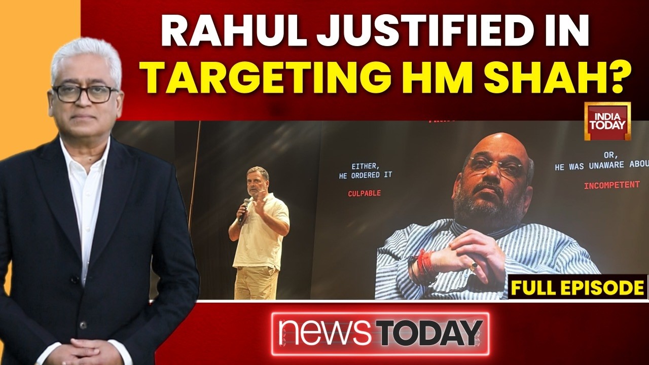 Rajdeep Sardesai Show: Rahul Gandhi Demands Amit Shah Resignation | NEET Paper Leak CBI Chargesheet