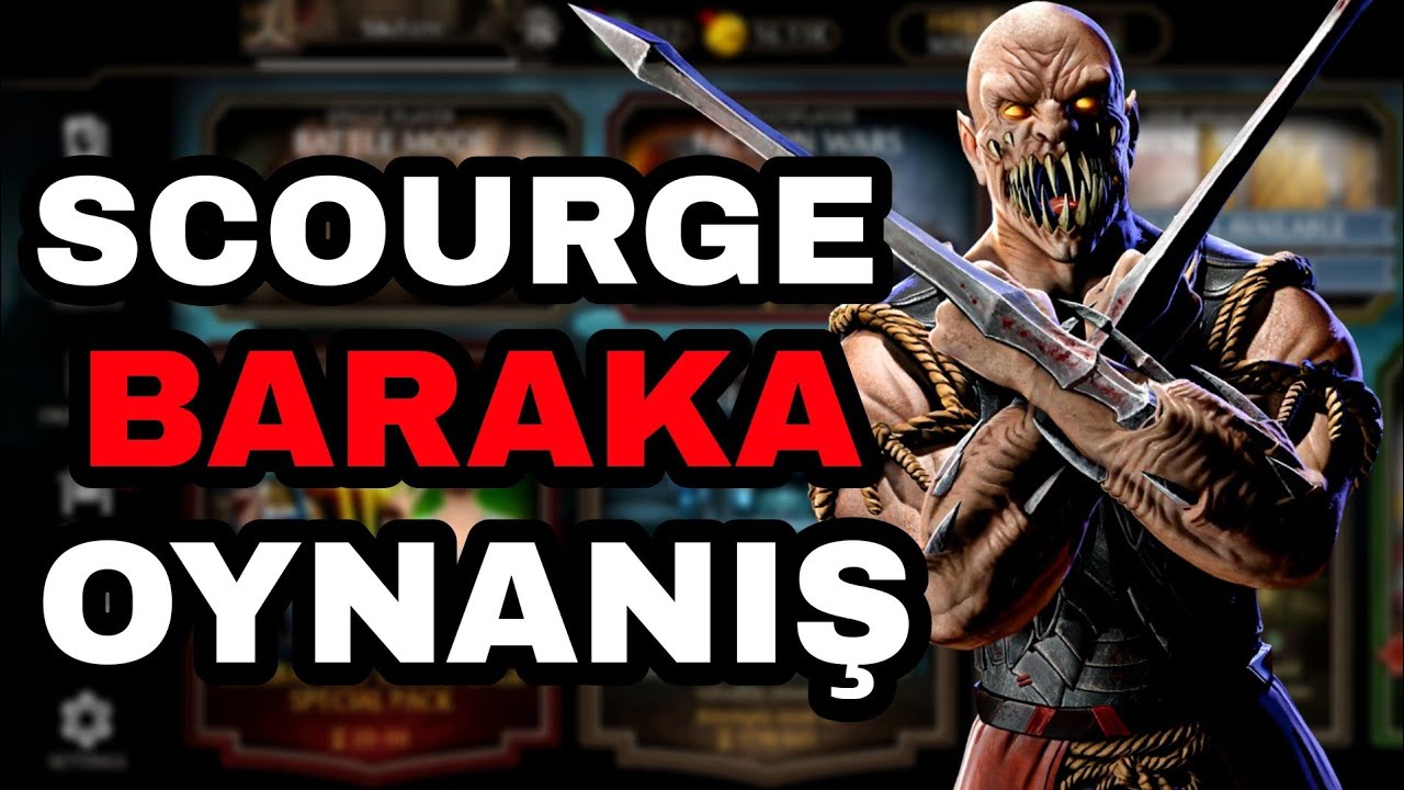 ÇİFTE KANAMA ATAN KARAKTER | A'DAN Z'YE #1 | Scourge Baraka Tanıtımı | Mk Mobile | Phoentes