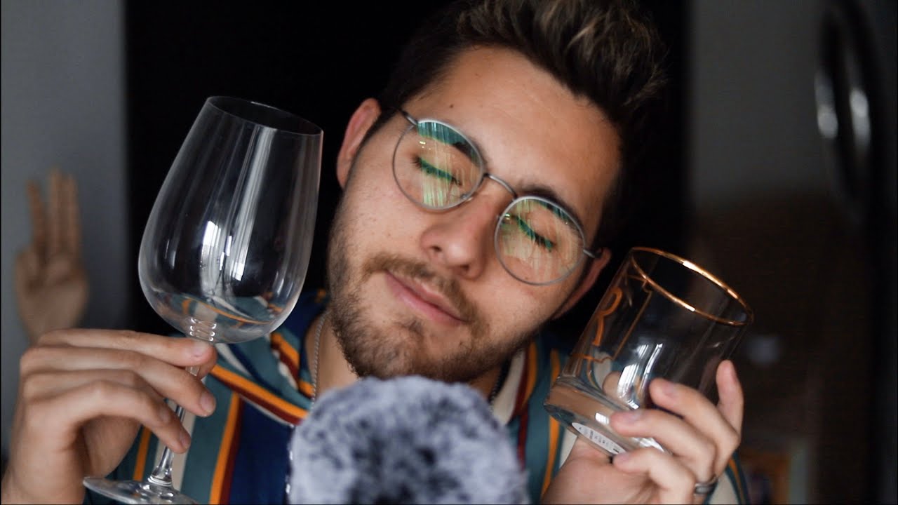 ASMR For People Who Need To Fall Asleep - Real Rain Sounds - Whispering & Tapping - Glass Triggers