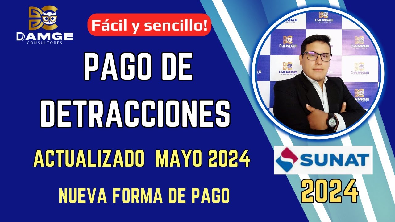 Pago de Detracciones SUNAT 2024 | Nueva Forma de Pago | bien explicado paso a paso